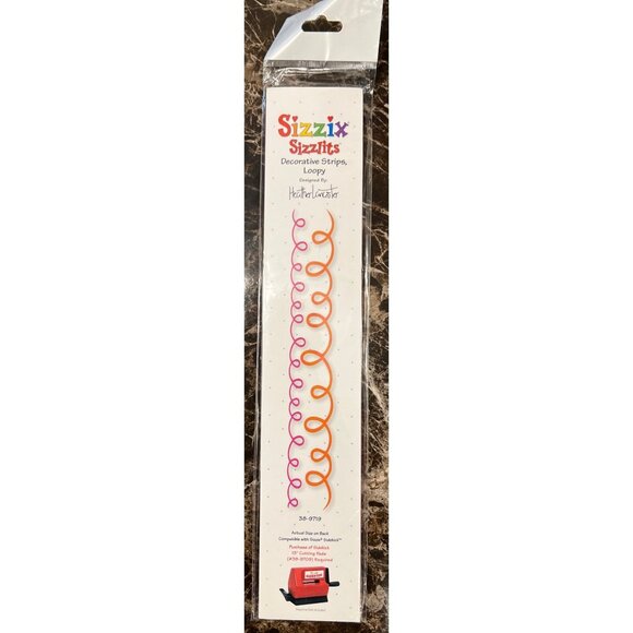 Sizzix Sizzlits Decorative Strip Die Loopy Design by Heather Lancaster 38-9719 - Picture 1 of 2